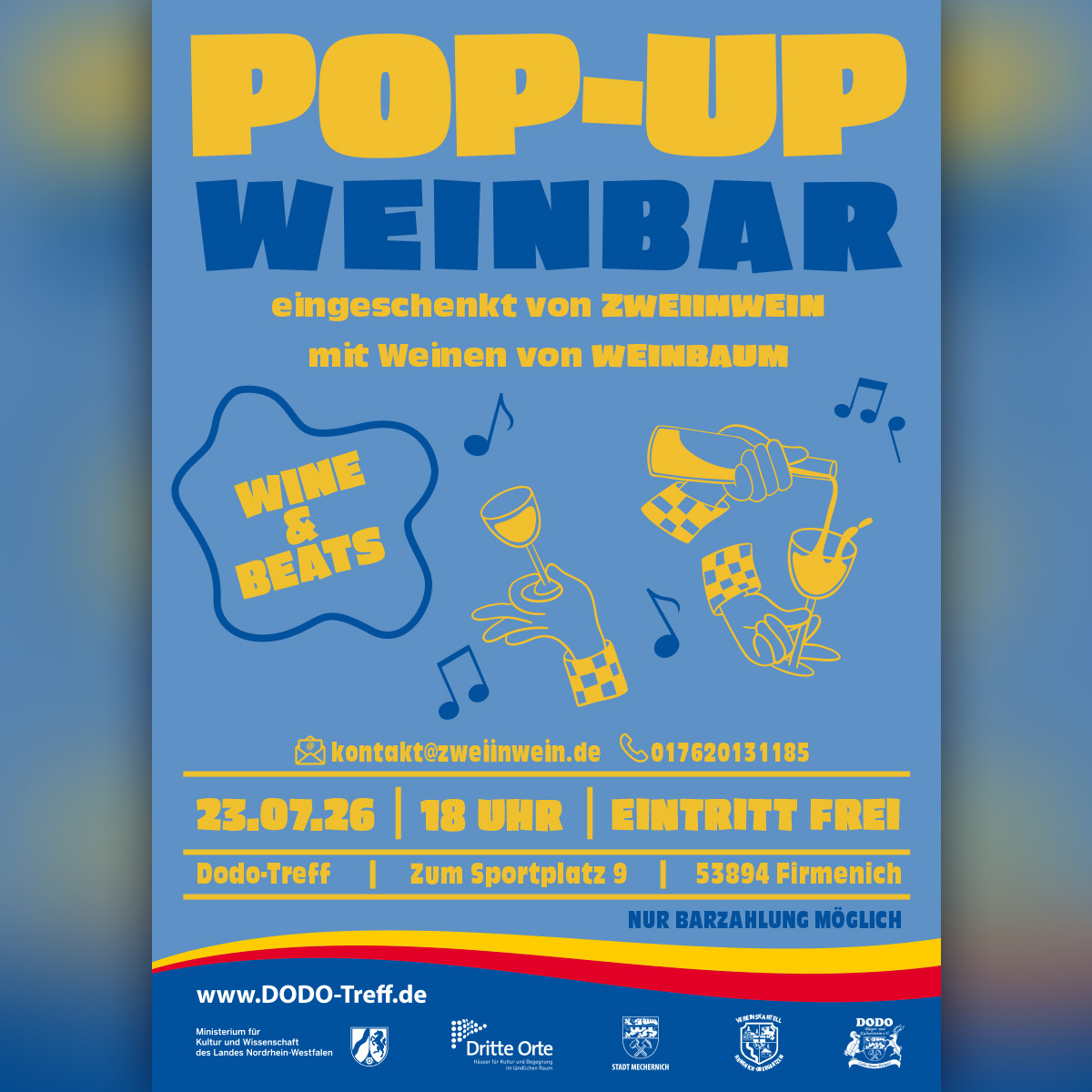 POP-UP Weinbar im DODO-Biergarten